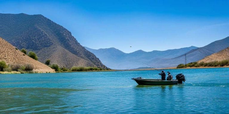 pesca deportiva en el embalse de Mequinenza